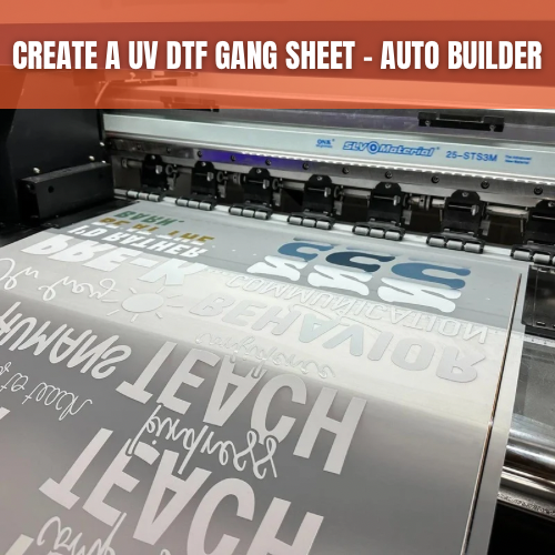 UV Create a Gang Sheet (Sticker) - Auto Builder