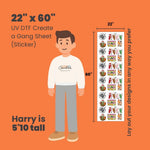 UV DTF Create a Gang Sheet (Sticker)