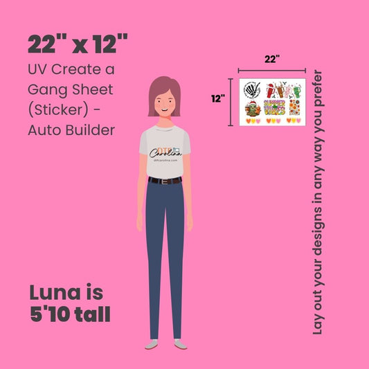 UV Create a Gang Sheet (Sticker) - Auto Builder