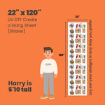 UV DTF Create a Gang Sheet (Sticker)