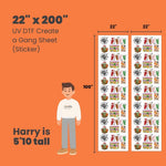 UV DTF Create a Gang Sheet (Sticker)