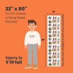 UV DTF Create a Gang Sheet (Sticker)
