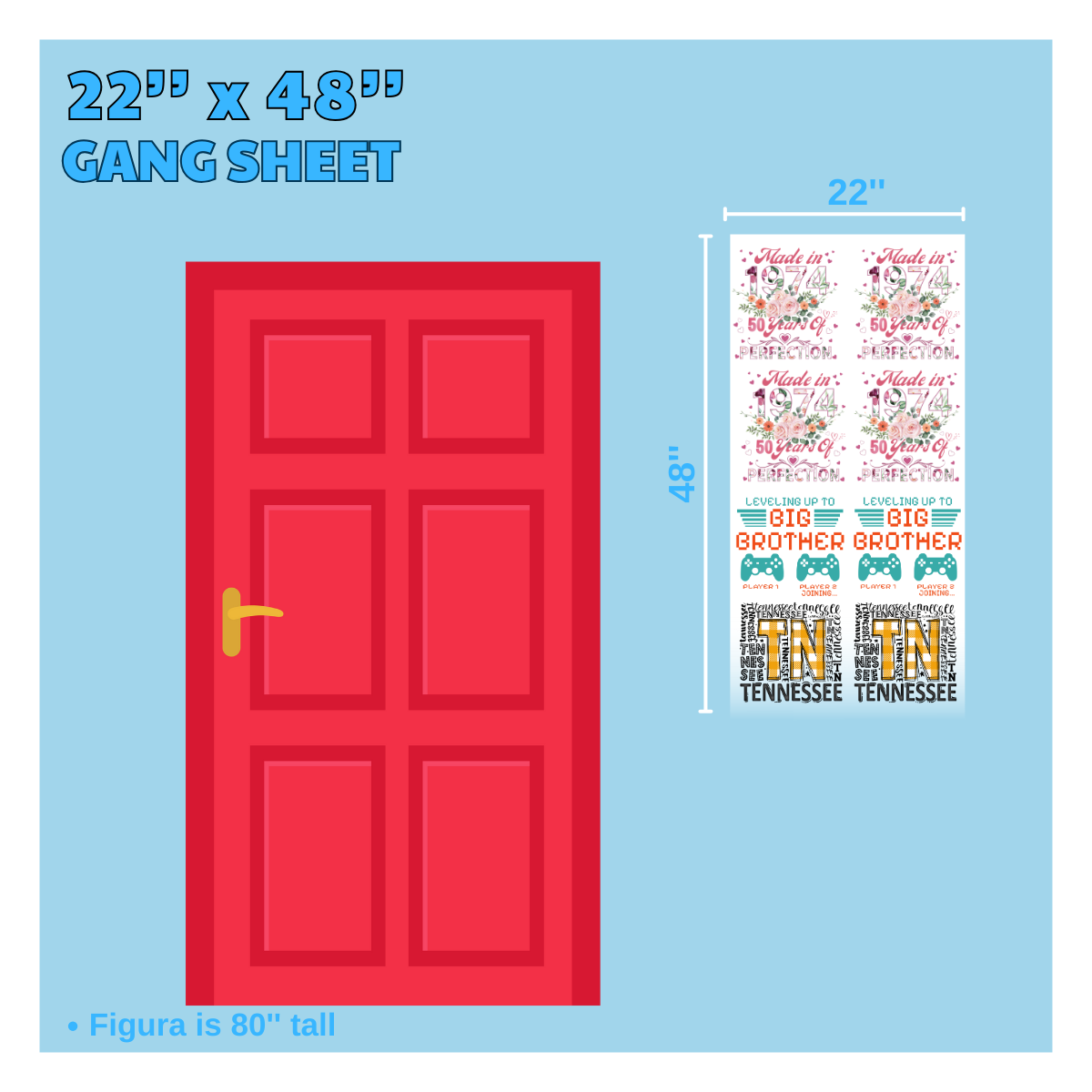 Gang Sheet Builder DTF Carolina